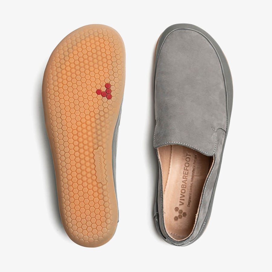Grey Women's Vivobarefoot Opanka Trail Shoes | Philippines 0158WNBY